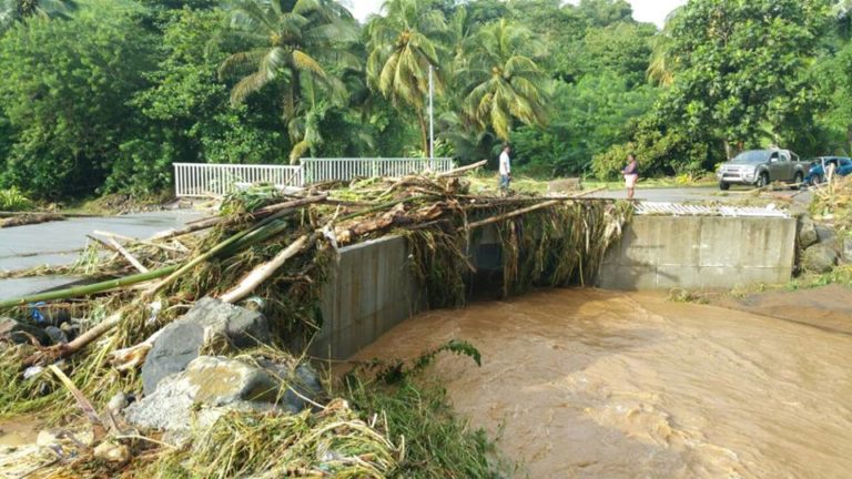 La pluie a fait beaucoup de dégâts à Sainte-Marie hier soir