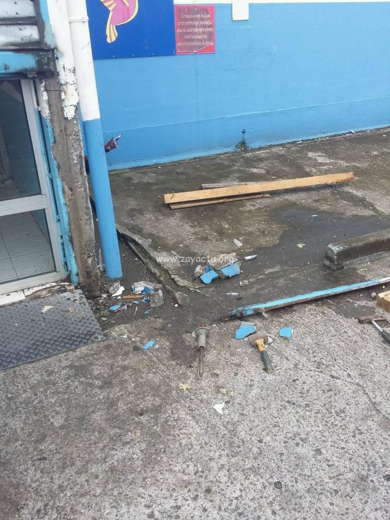 Une dizaine de personnes ont cambriolé l&rsquo;écomax de Volga-Plage à Fort-de-France