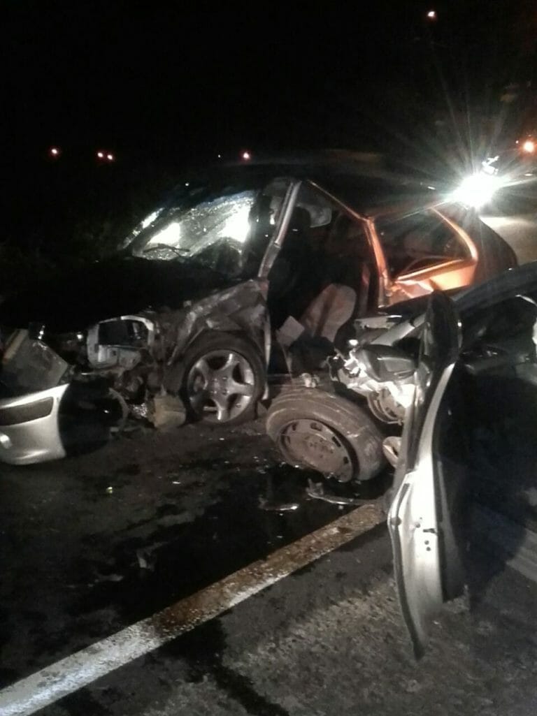 Un choc frontal au Morne Carrière au Vauclin fait trois blessés légers