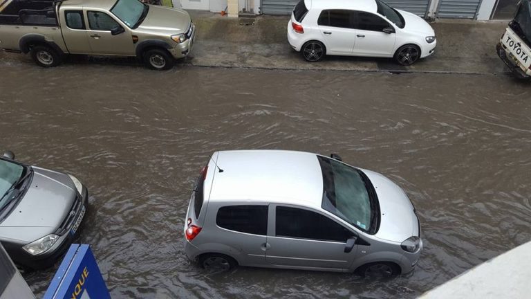 Montée des eaux à Fort-de-France, ce mercredi 30 novembre 2016