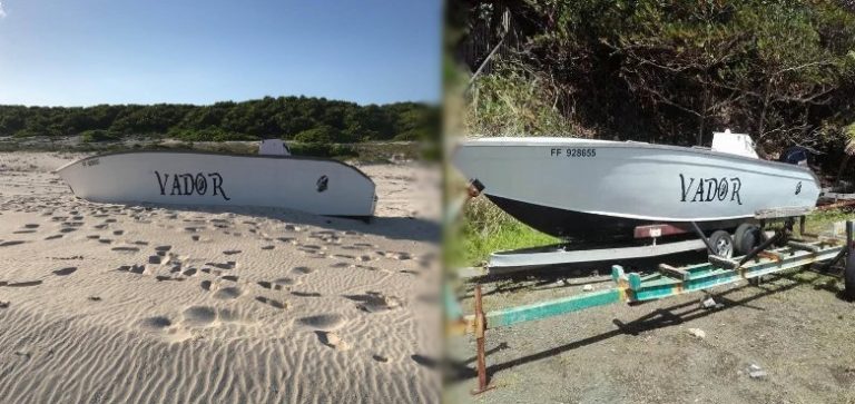 Le vador un bateau volé aux Salines retrouvé sur une plage au Mexique