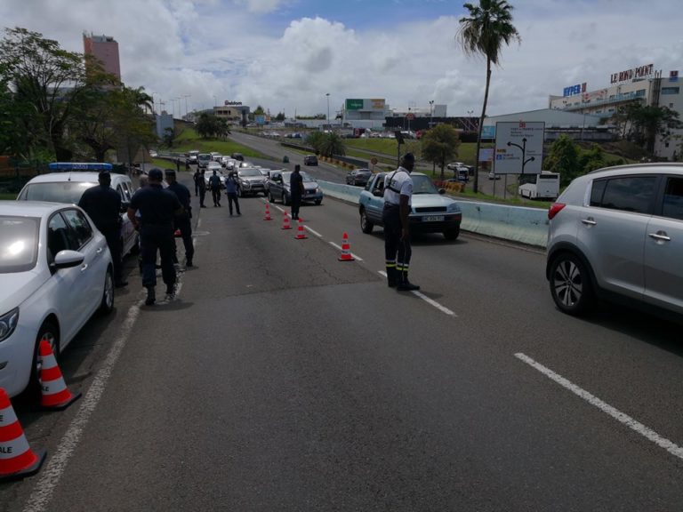 16 excès de vitesses relevés lors d&rsquo;un contrôle routier à Fort-de-France