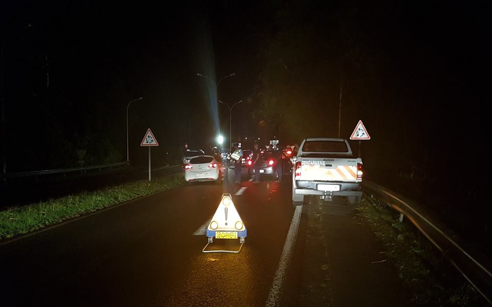 Contrôle routier Rivière-Salée