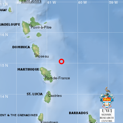La terre a tremblé en Martinique la nuit dernière