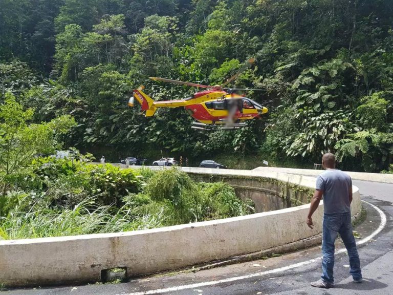 Un homme tombe dans un ravin entre Ajoupa-Bouillon et le Morne-Rouge