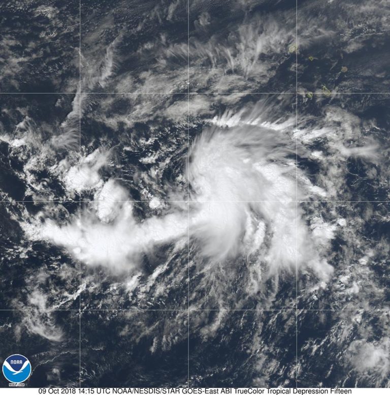 Nadine est la 14 ème tempête tropicale de la saison cyclonique 2018