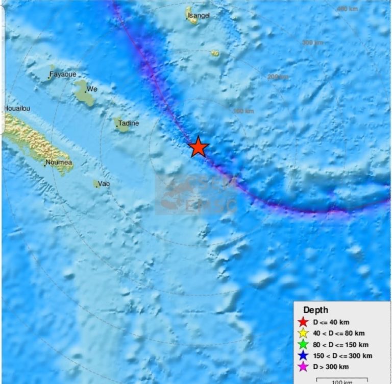 Deux puissants séismes frappent la Nouvelle-Calédonie. L&rsquo;alerte tsunami déclenchée a été levée