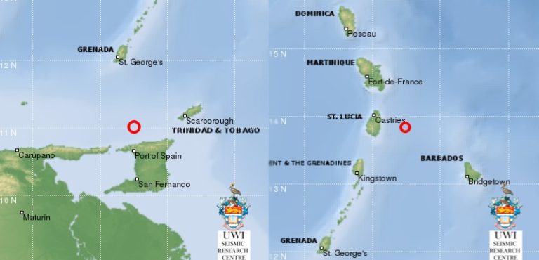 La terre a tremblé, ce vendredi à Trinidad and Tobago et à Sainte-Lucie