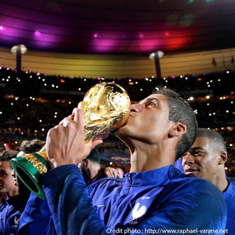 Le champion du monde Raphaël Varane en Martinque, ce vendredi