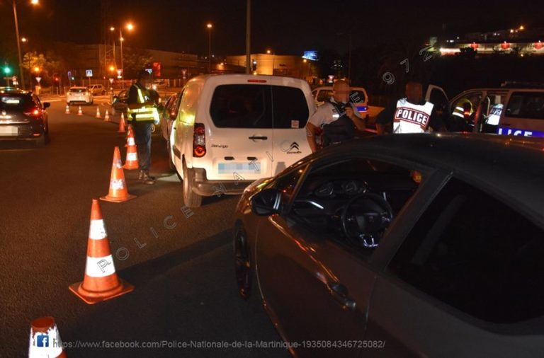 Gros contrôle anti-délinquance la nuit dernière sur le pont de Californie