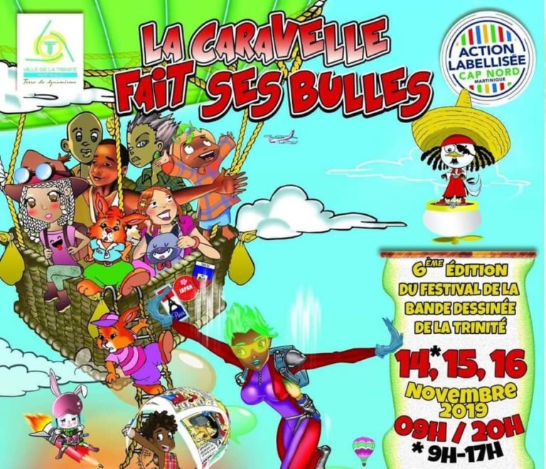 6e édition du festival de la bande dessinée de la Trinité du 14 au 16 novembre