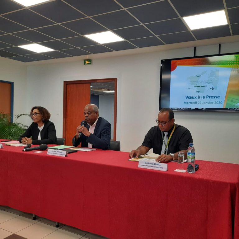 L’apparition de nouvelles dessertes aériennes, une fierté pour la SAMAC qui présentait hier ses vœux à la presse