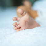 Pied d'un bébé.
