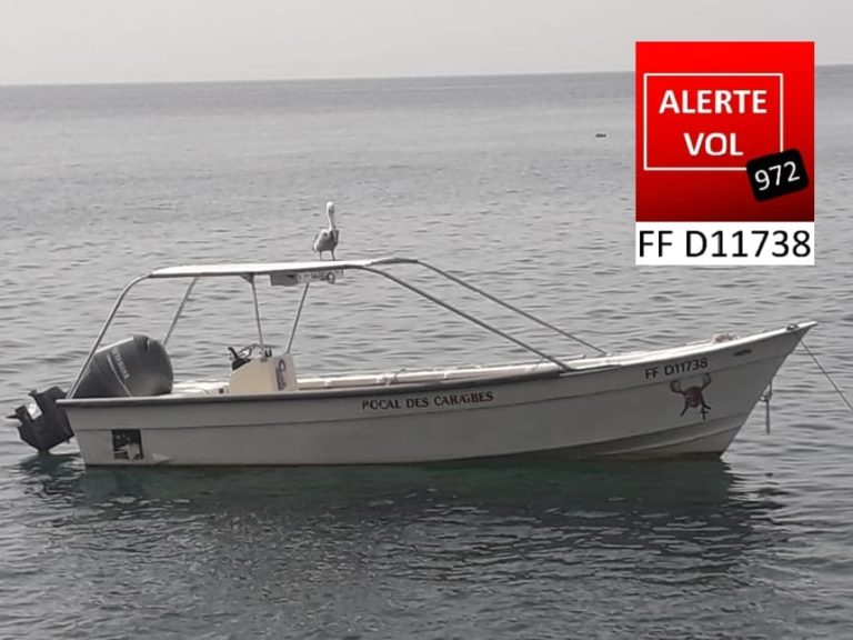 Un bateau volé à Schoelcher retrouvé quelques heures plus tard à Saint-Vincent