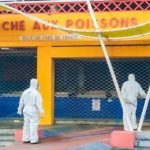 Opération de désinfection de Fort-de-France