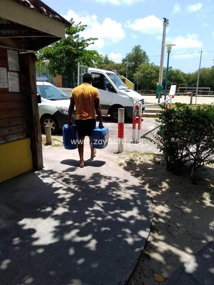 Récupération d'eau à Sainte-Luce