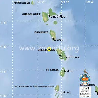 Séisme en Martinique le 17 avril 2020