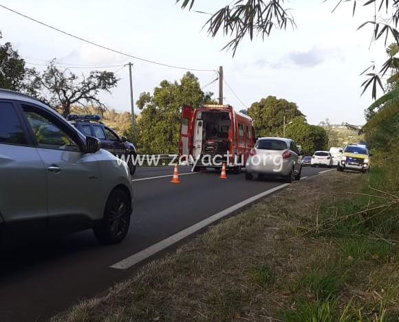 Accident de voiture à Augrain