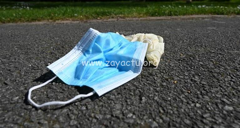 Masque et gant dans la nature