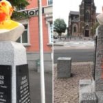 Buste du général Charles de Gaulle vandalisé