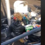 Les déchets sur le parking de Carrère ramassés