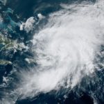 La tempête tropicale Isaias