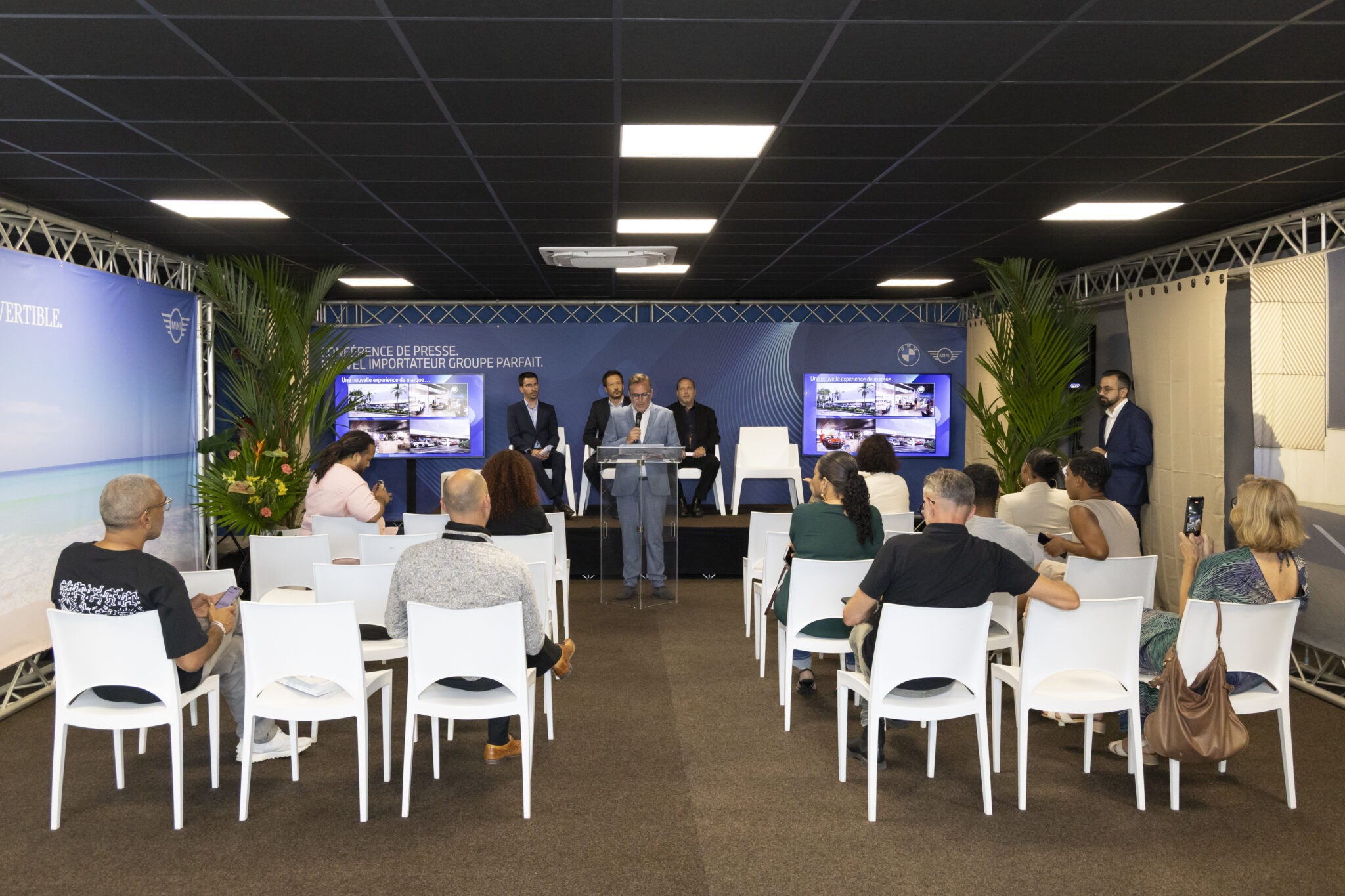 Conférence de presse de BMW Group en Martinique