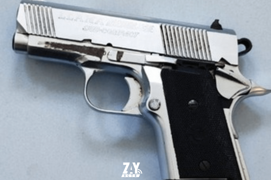 Arme saisie par la police
