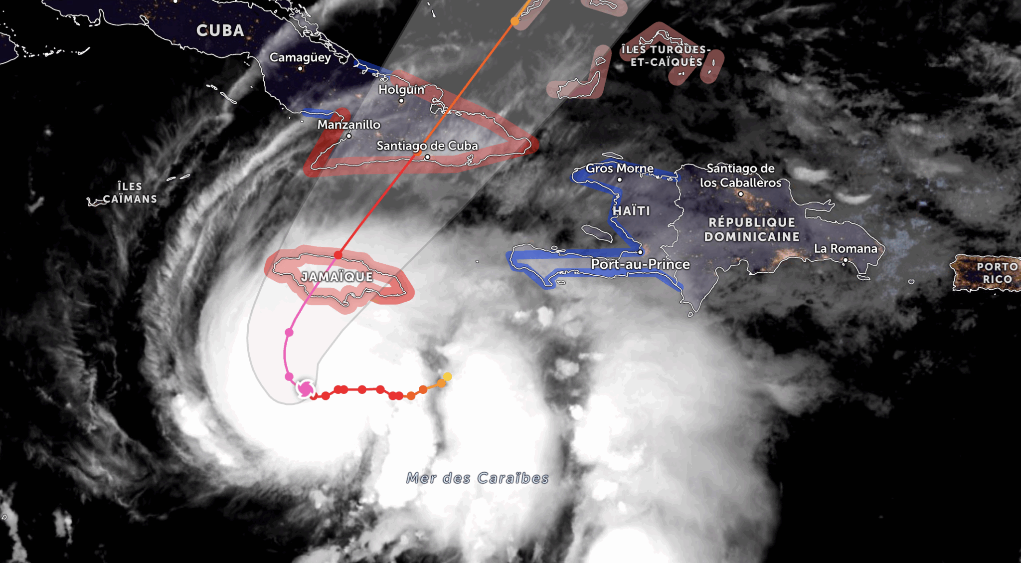 L'ouragan Mélissa de catégorie 5