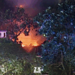 Incendie à Trenelle à Fort de France