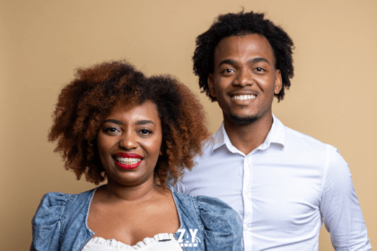 Edyna et Kévin de l'agence Média Relais