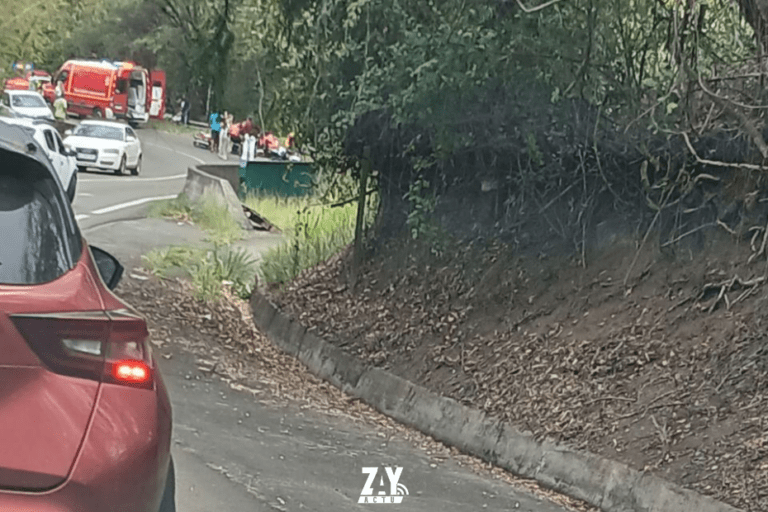 Diamant : collision impliquant une moto sur la RD7, deux personnes grièvement touchées