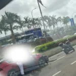 Un deux-roues à contresens percute une voiture après une course-poursuite avec la police sur la RN5
