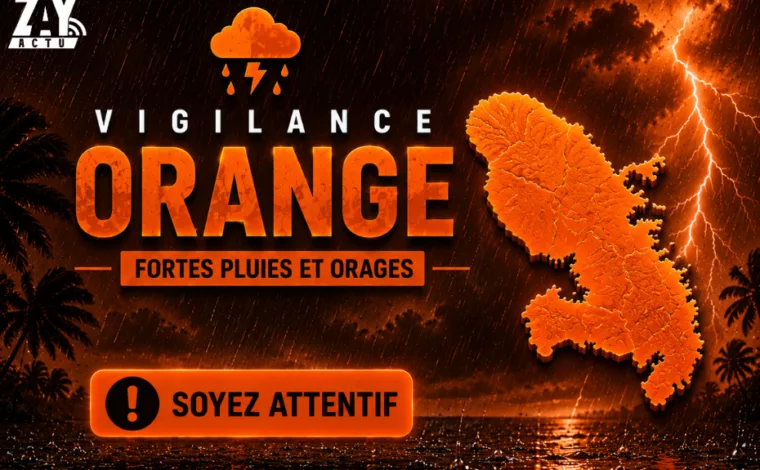 La Martinique passe en vigilance orange pour fortes pluies et orages