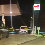 La station-service de Morne Lavaleur au St-Esprit barricadée