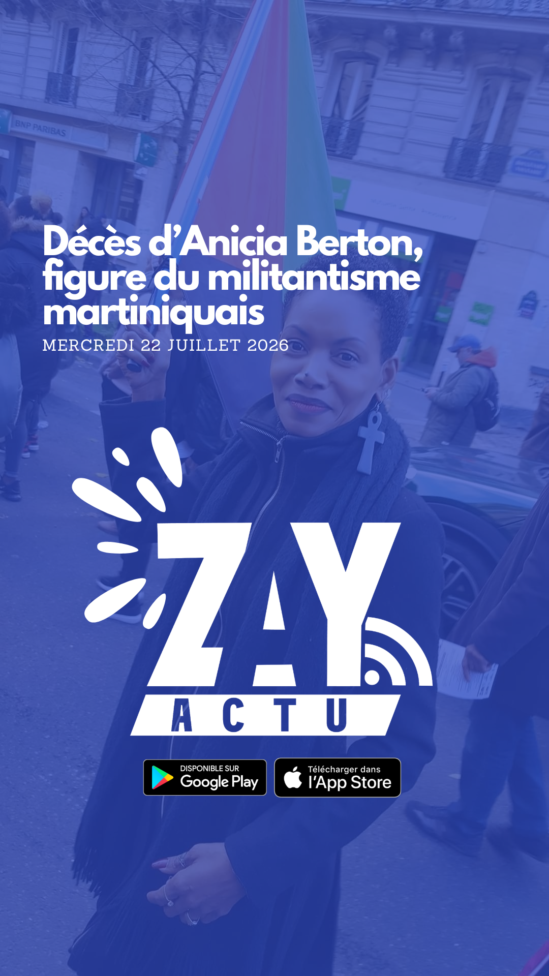 Décès d’Anicia Berton, figure du militantisme martiniquais
