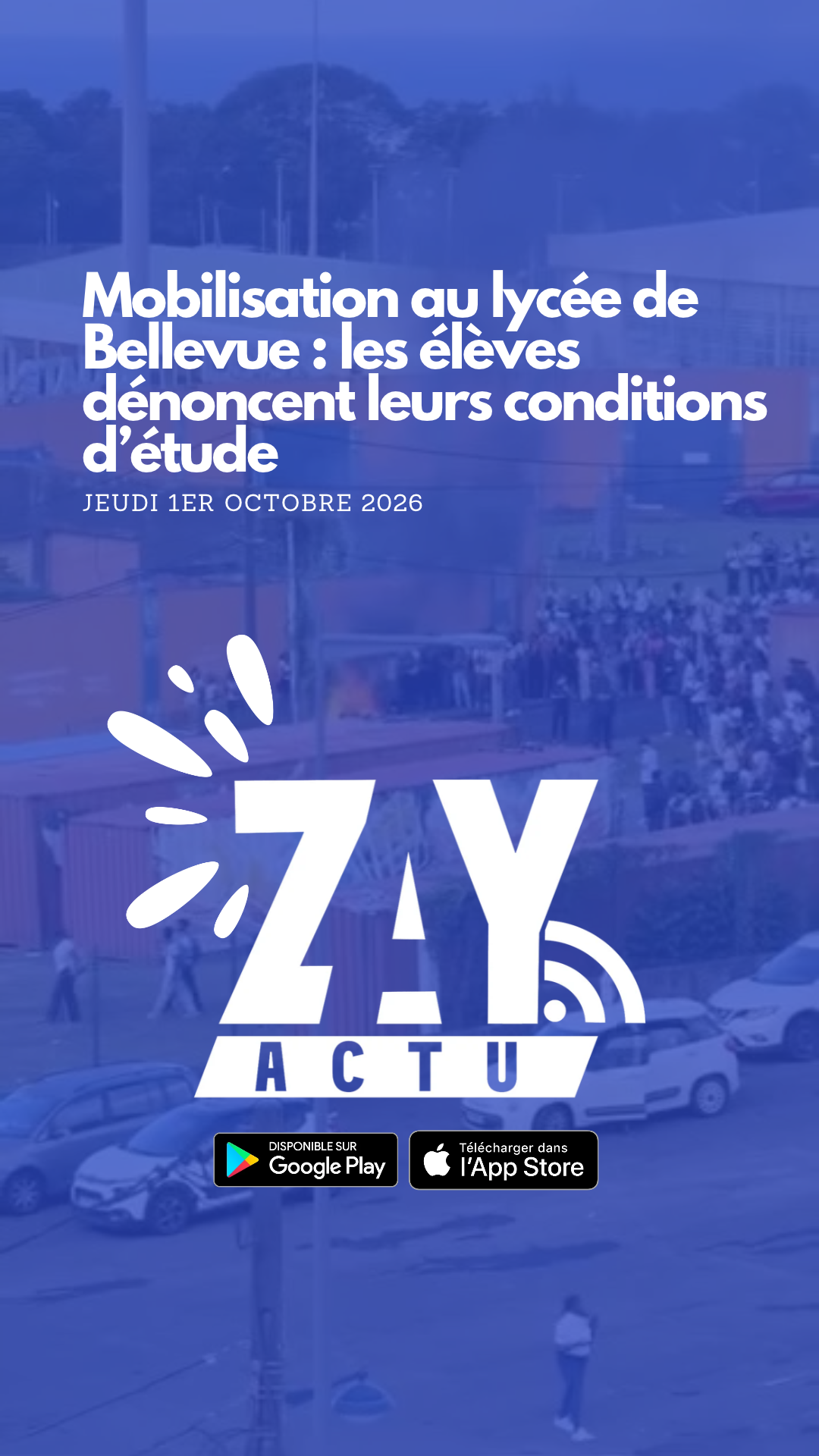 Mobilisation au lycée de Bellevue : les élèves dénoncent leurs conditions d’étude