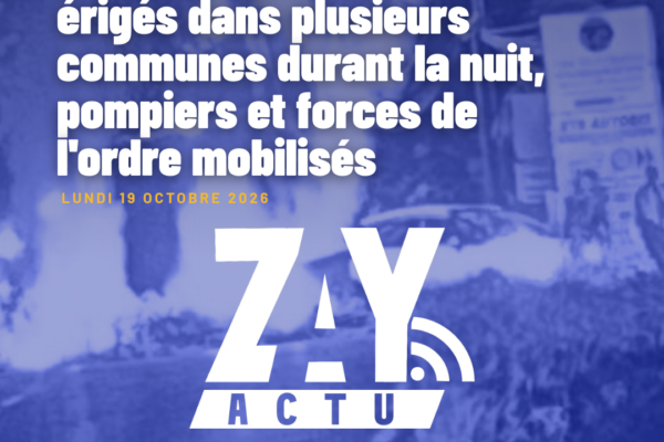 Des barrages enflammés érigés dans plusieurs communes durant la nuit, pompiers et forces de l&rsquo;ordre mobilisés